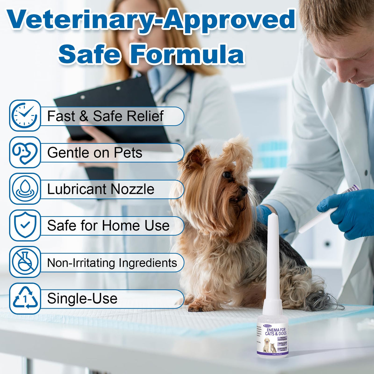 Disposable Enema for Cats & Dogs 6mL (3 Pack) F767813
