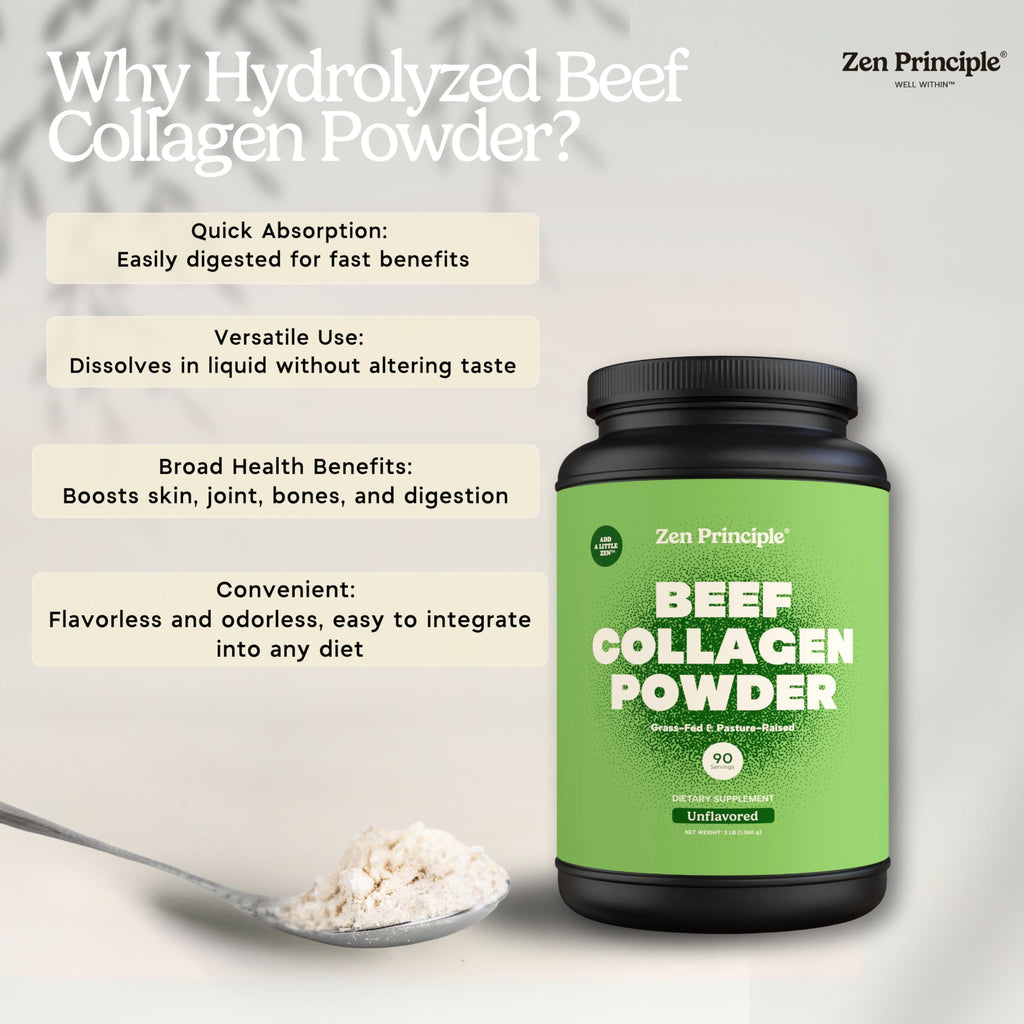Grass-Fed Hydrolyzed Collagen Peptides 3 lb A833389