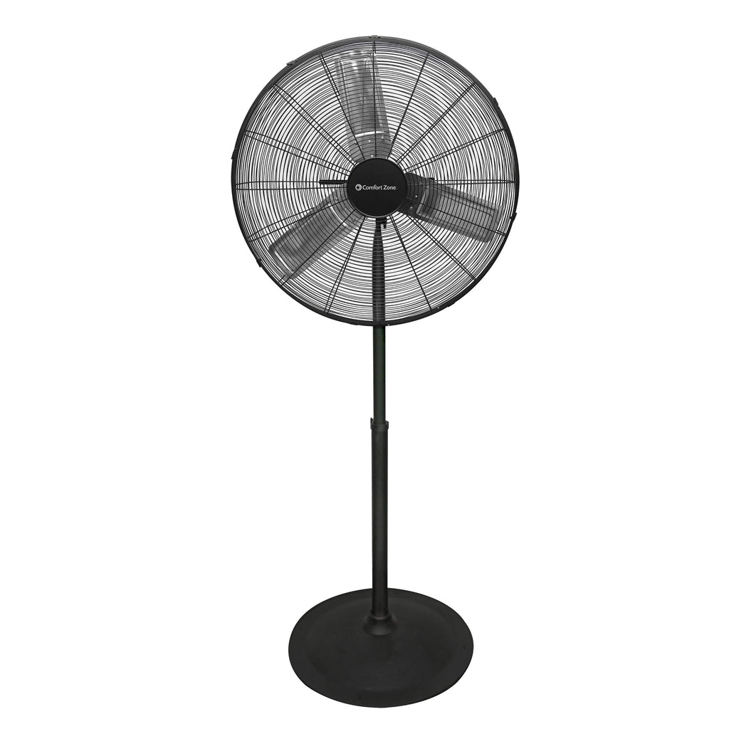 Industrial Pedestal Fan, 30 inch, 3 Speed, Adjustable Height, Metal X639