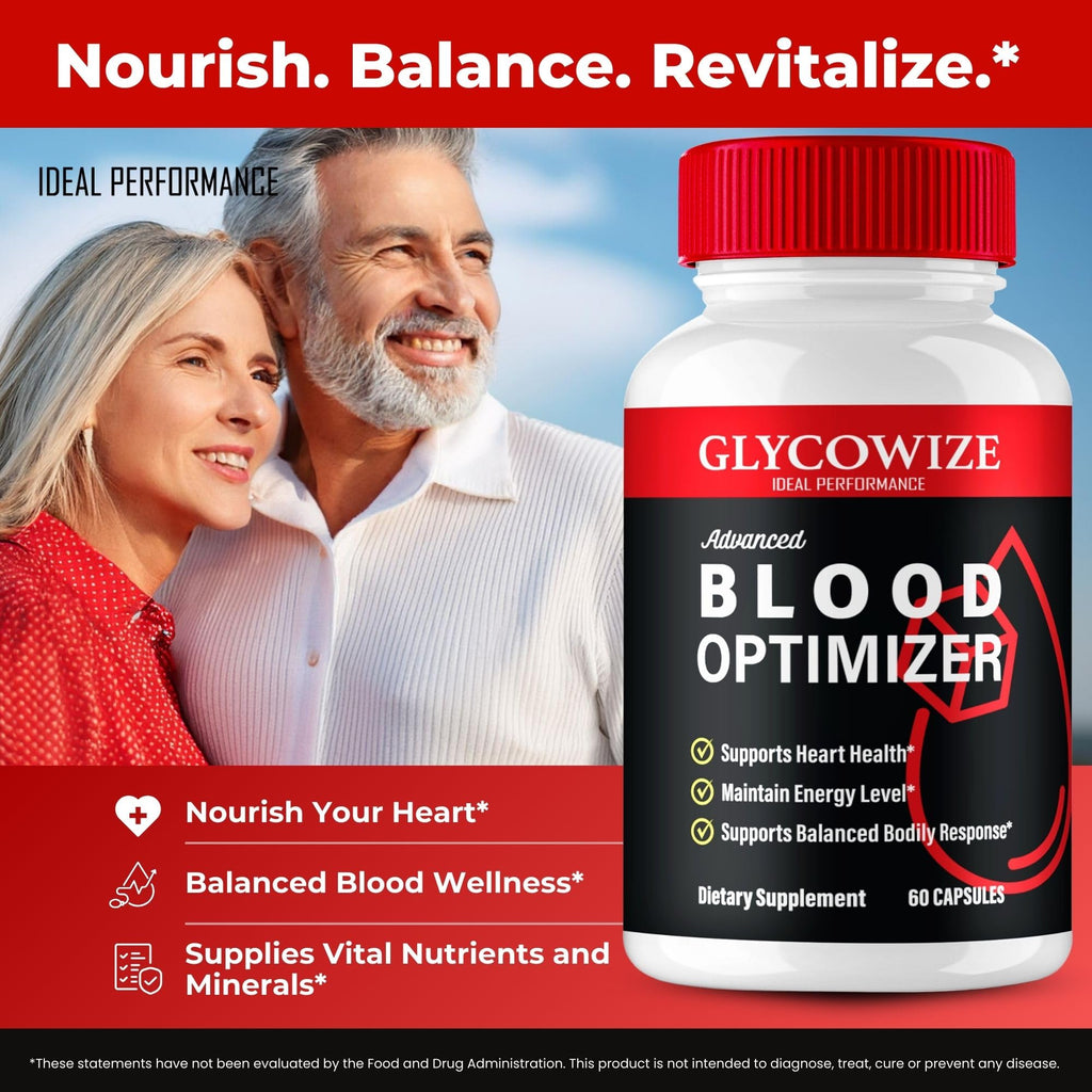 90 Capsules Blood Optimizer Supplement Pills (3 Pack) U248
