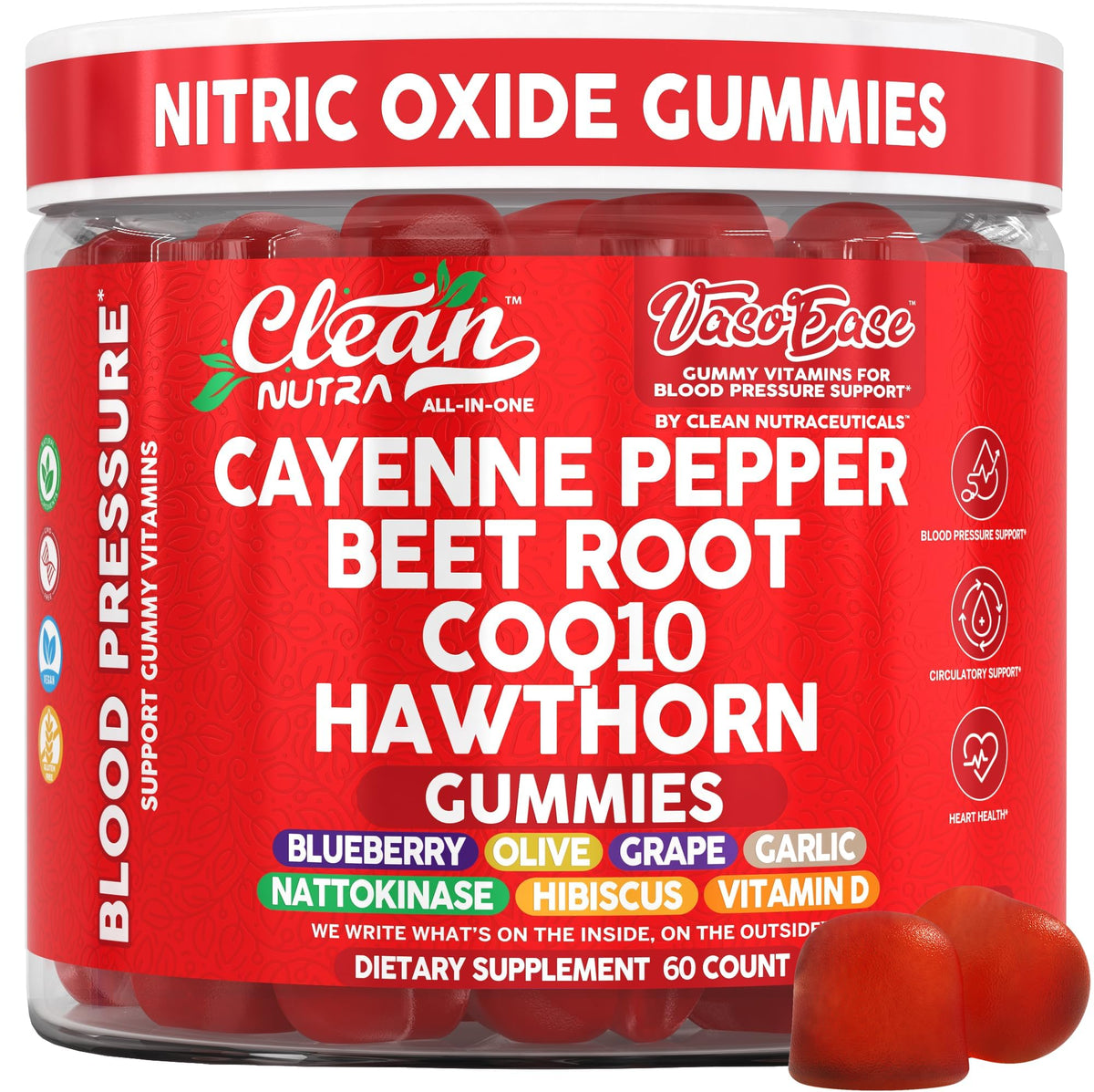 Cayenne Pepper Beet Root Gummies V4180