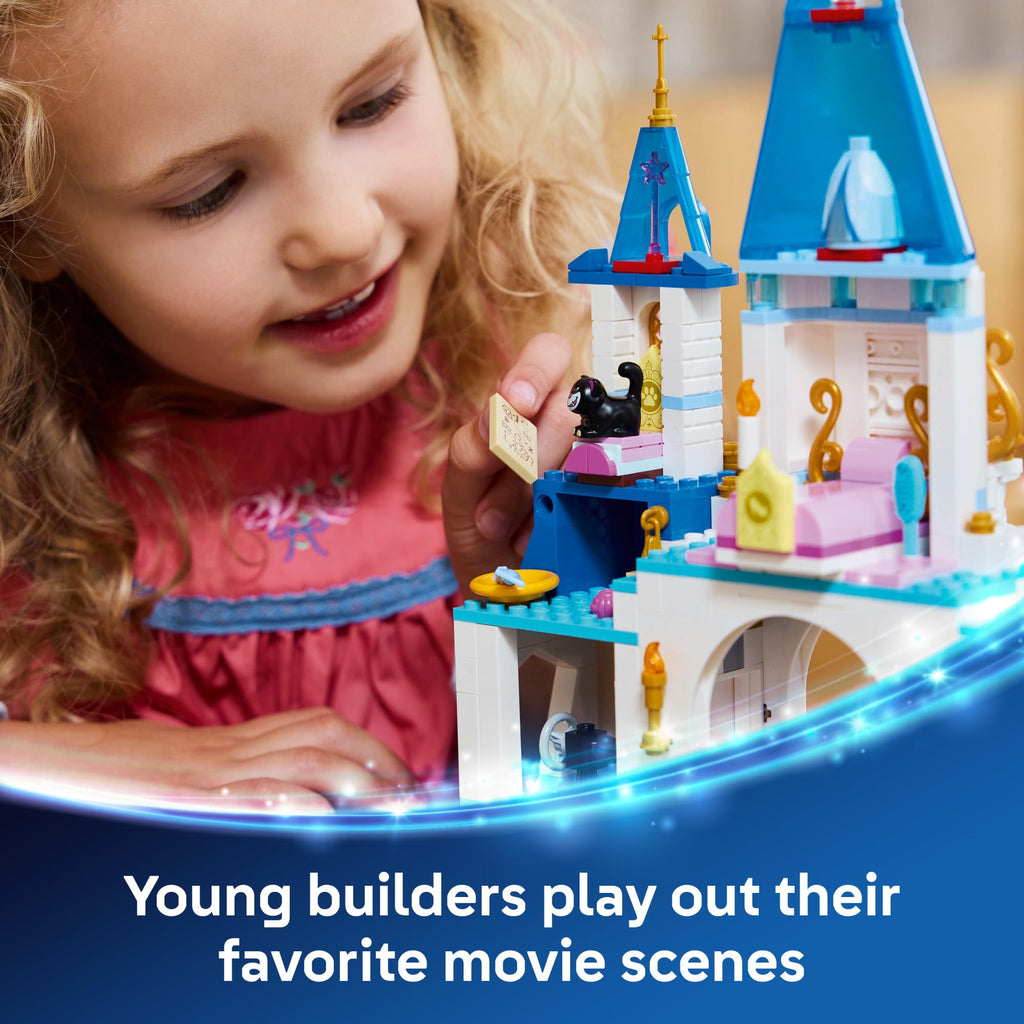 Disney Princess Castle Building Toy with 2 Minidolls M582455