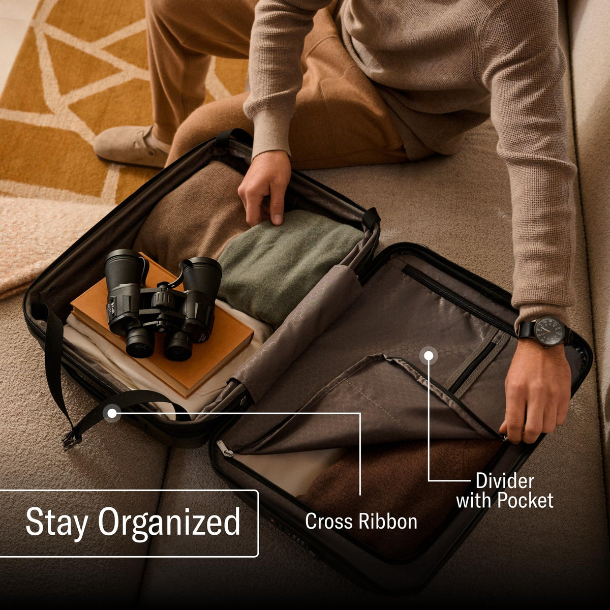 Hardside Carry-On Luggage with Spinner Wheels M36667