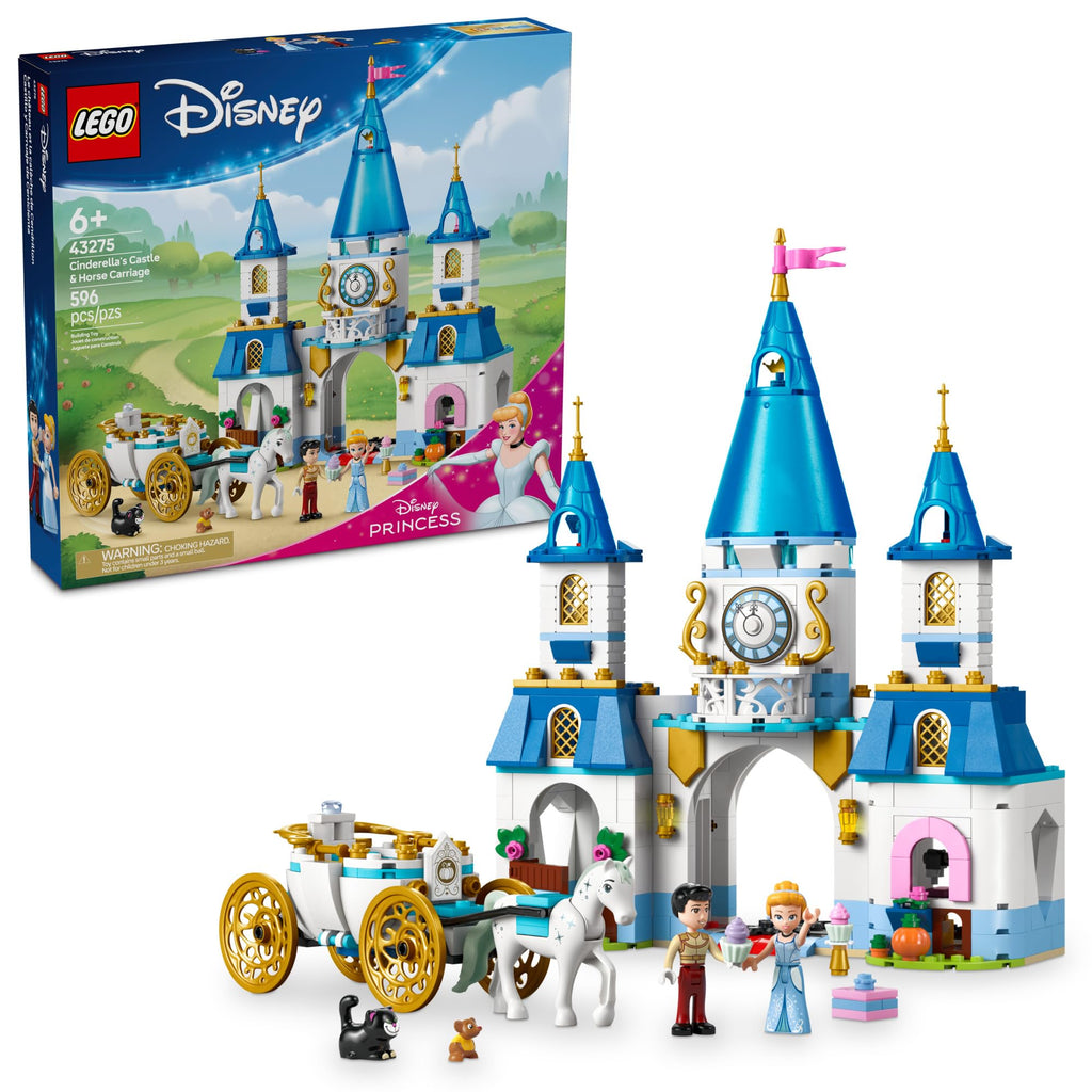 Disney Princess Castle Building Toy with 2 Minidolls M582455