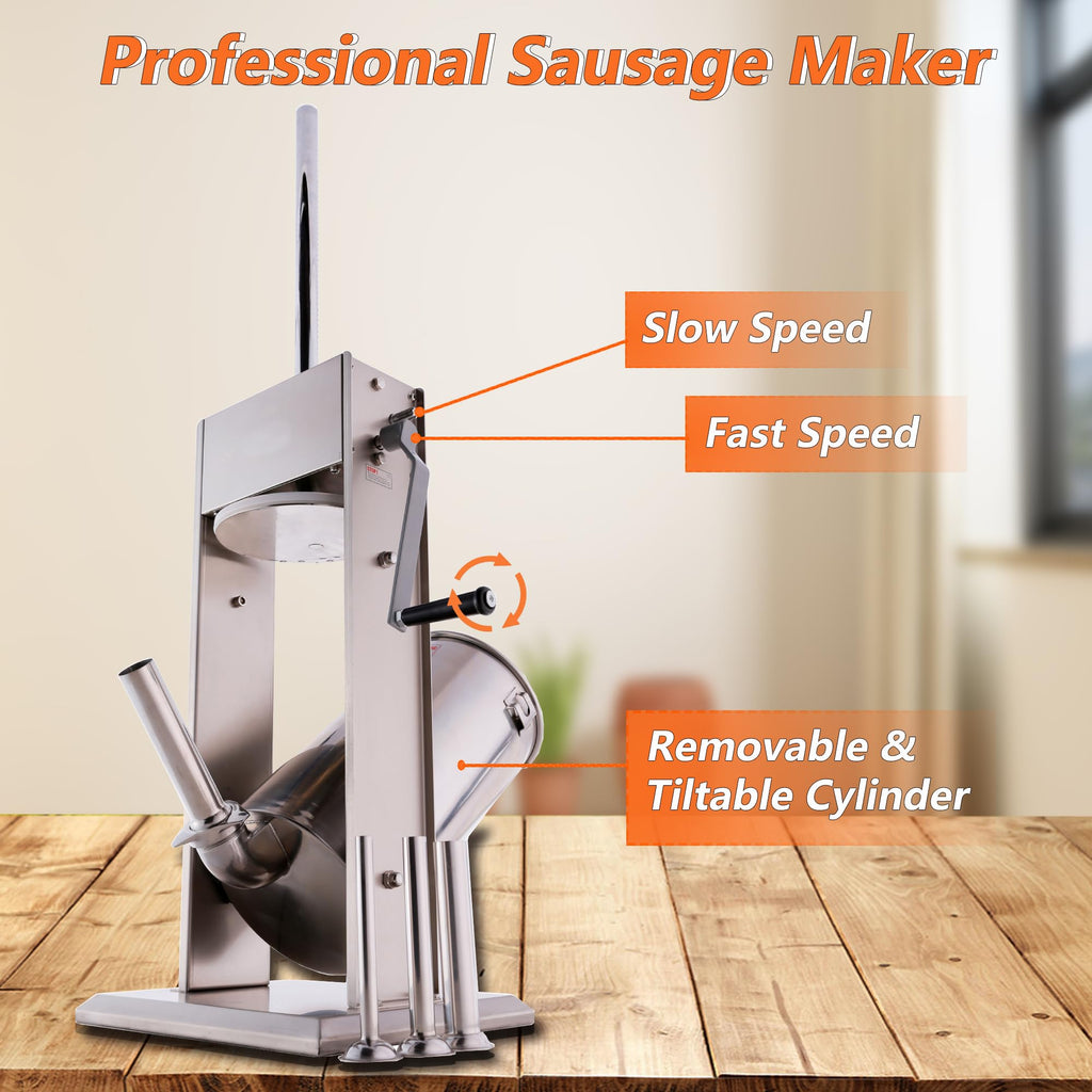 7L Sausage Stuffer and 15lb Manual Meat Mixer J316