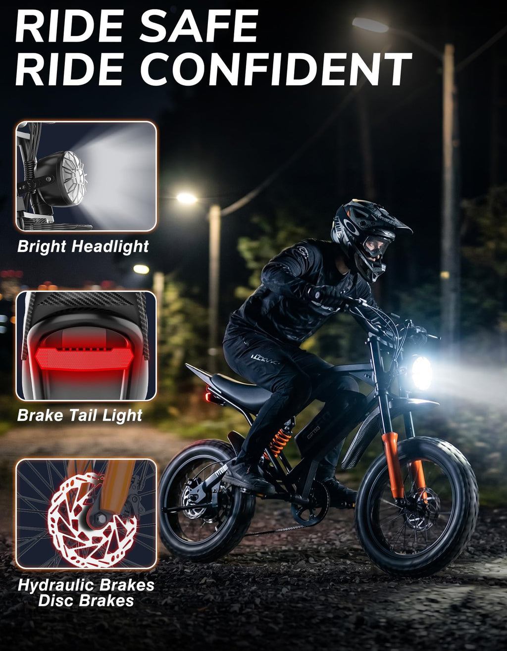 5500W Electric Dirt Bike with 48V 30AH Battery X9098