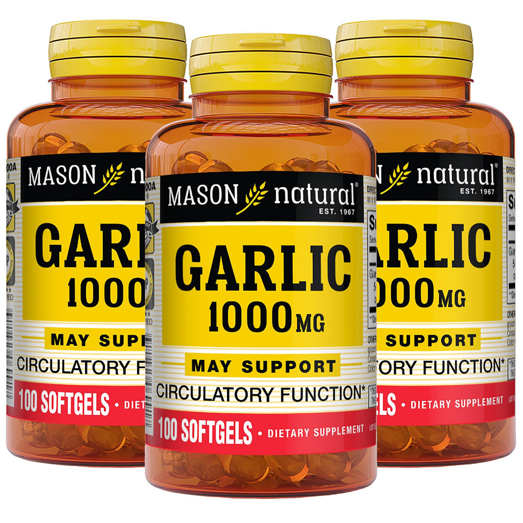Garlic Oil 300 Day Supply Softgels 3 Pack H6771