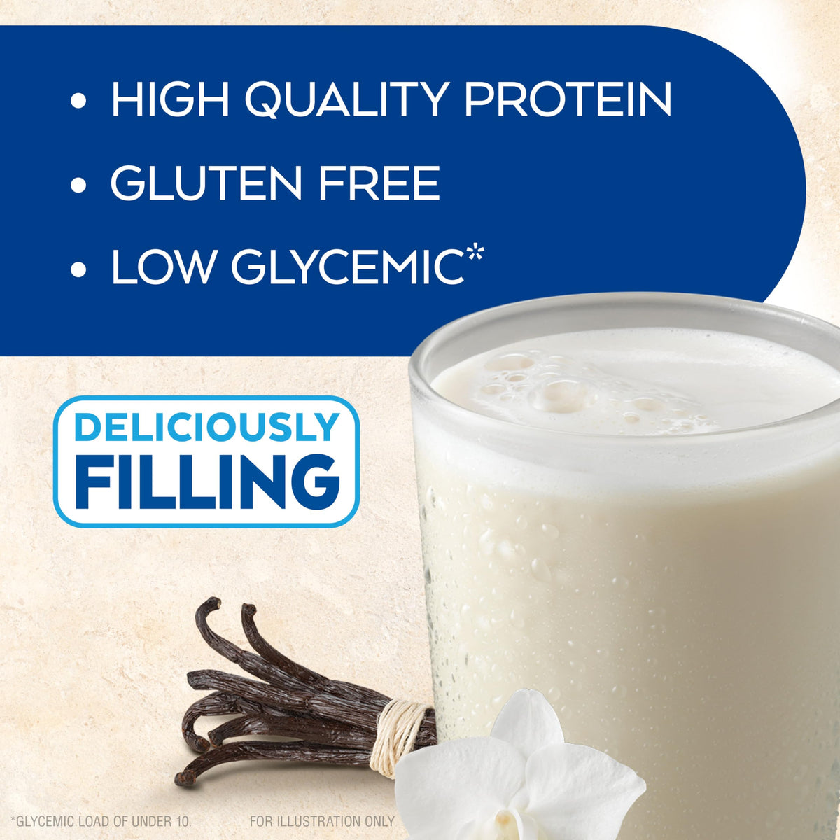 Dark Chocolate Vanilla Protein Shake, 15g Protein, 12 Count R467061