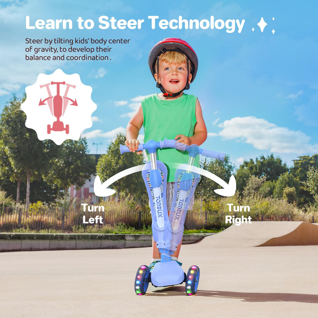 Kids 3 Wheels Scooter with Seat H222030