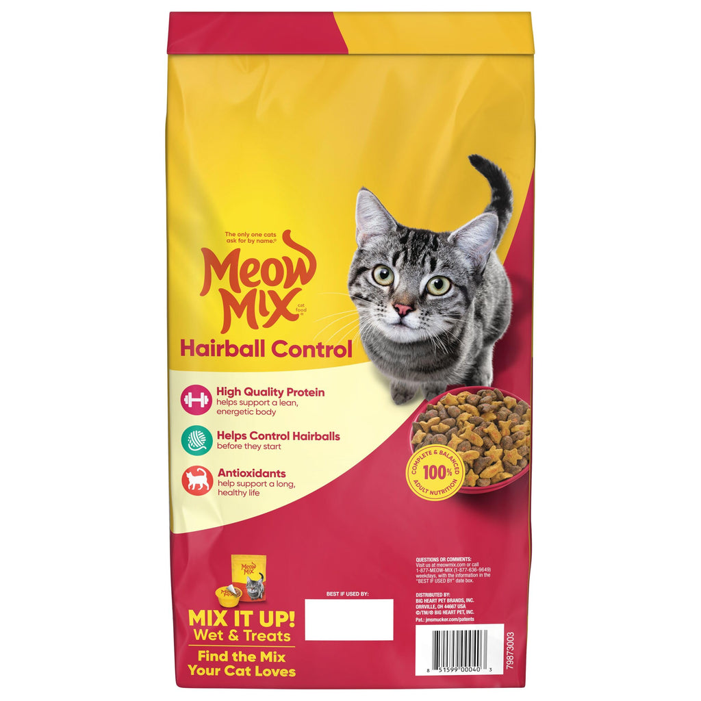 Hairball Control Dry Cat Food, 6.3 Pound Bag A6037