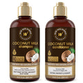 Coconut Milk Shampoo and Conditioner Set Paraben Sulfate Free Y613