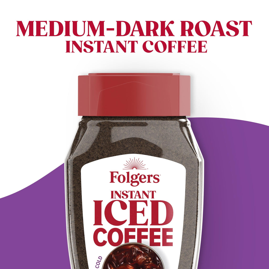 Instant Iced Coffee 7 Ounce Jar Pack of 6 O5358
