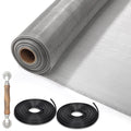 Aluminum Screen Roll with Spline & Rolling Tool A976