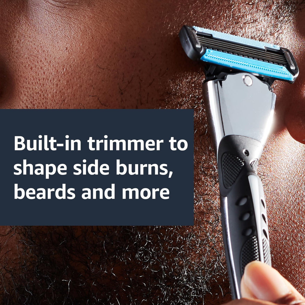 5-Blade Razor with Beard Trimmer and 2 Cartridges M3333
