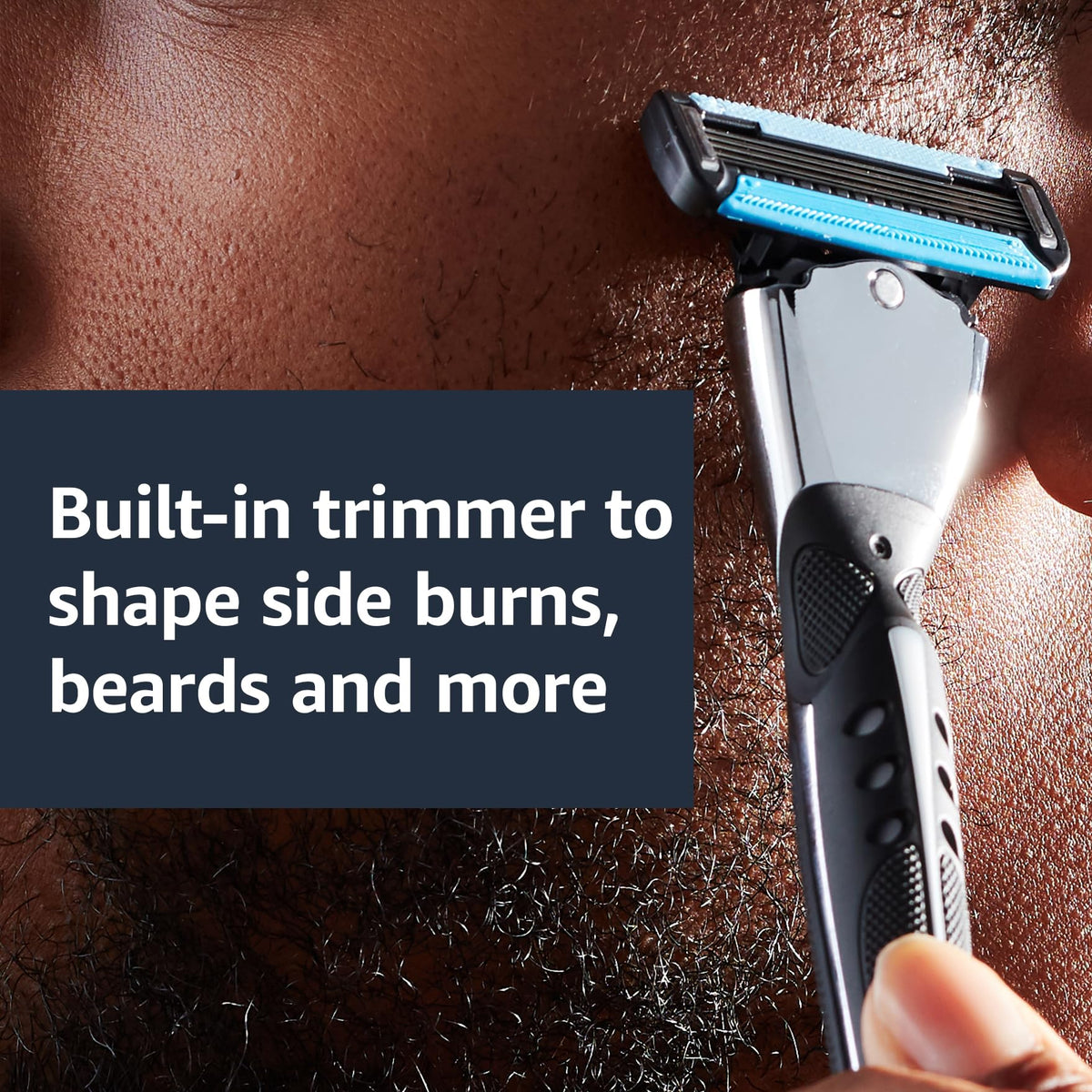 5-Blade Razor with Beard Trimmer and 2 Cartridges M3333