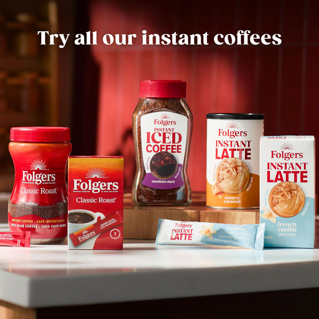 Instant Iced Coffee 7 Ounce Jar Pack of 6 O5358
