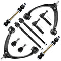 10pcs Front Suspension Kit Upper Control Arm Tie Rod Ends Sway Bar Links Lower Ball Joints H921946