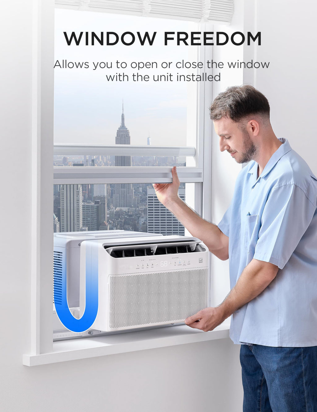 0,000 BTU U Shaped Window Air Conditioner K444046