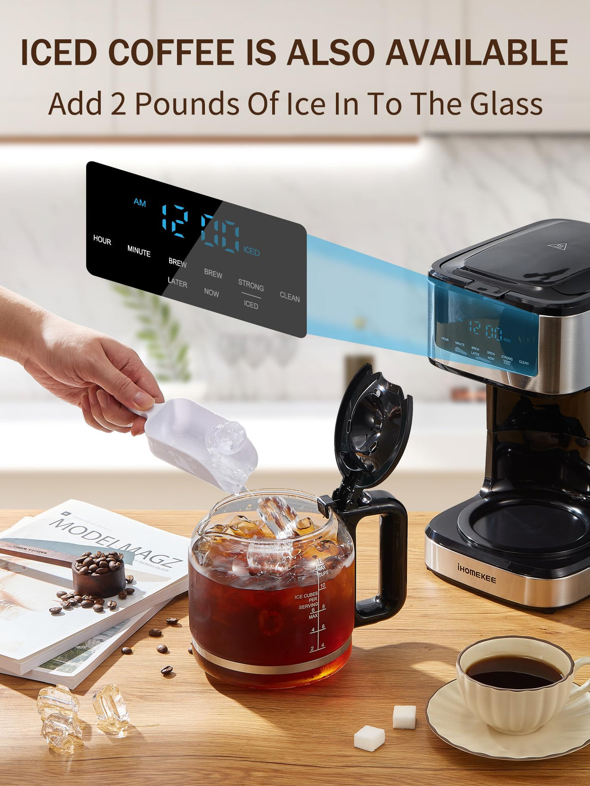 Programmable Drip Coffee Maker 12 Cup I960504