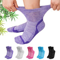 Bamboo Viscose Non-Binding Ankle Socks 5 Pairs H781