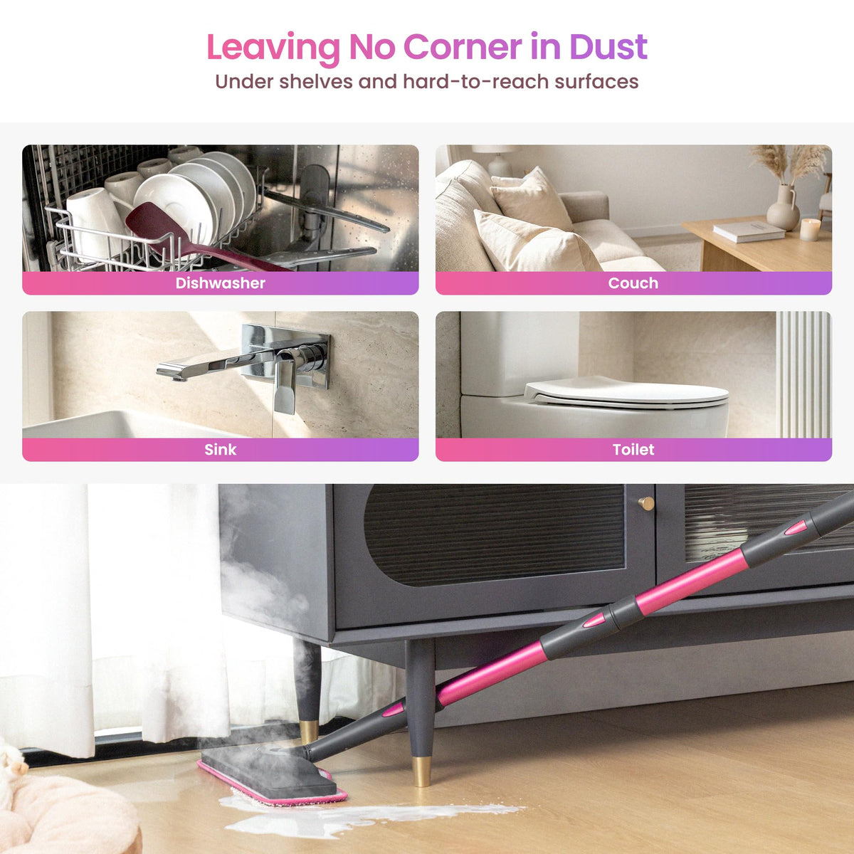 Steam Mop for Hard Floors U616