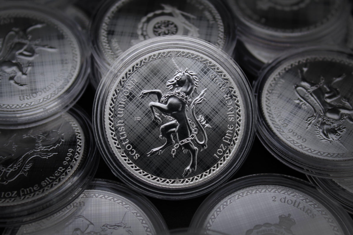 1 oz Silver Scottish Unicorn Z2302