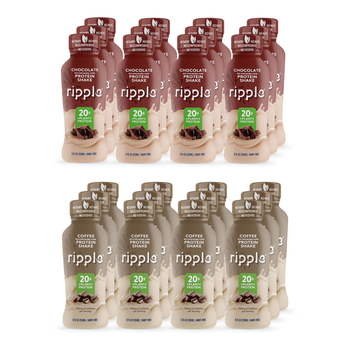 Chocolate Coffee Vegan Protein Shake 24 Pack M833