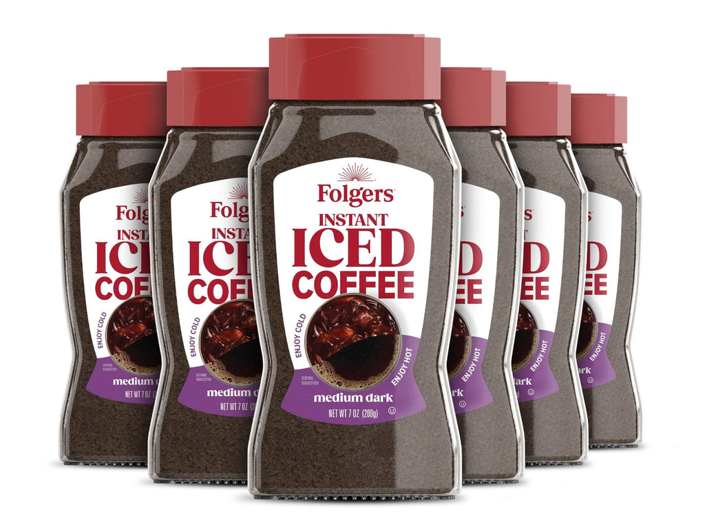Instant Iced Coffee 7 Ounce Jar Pack of 6 O5358
