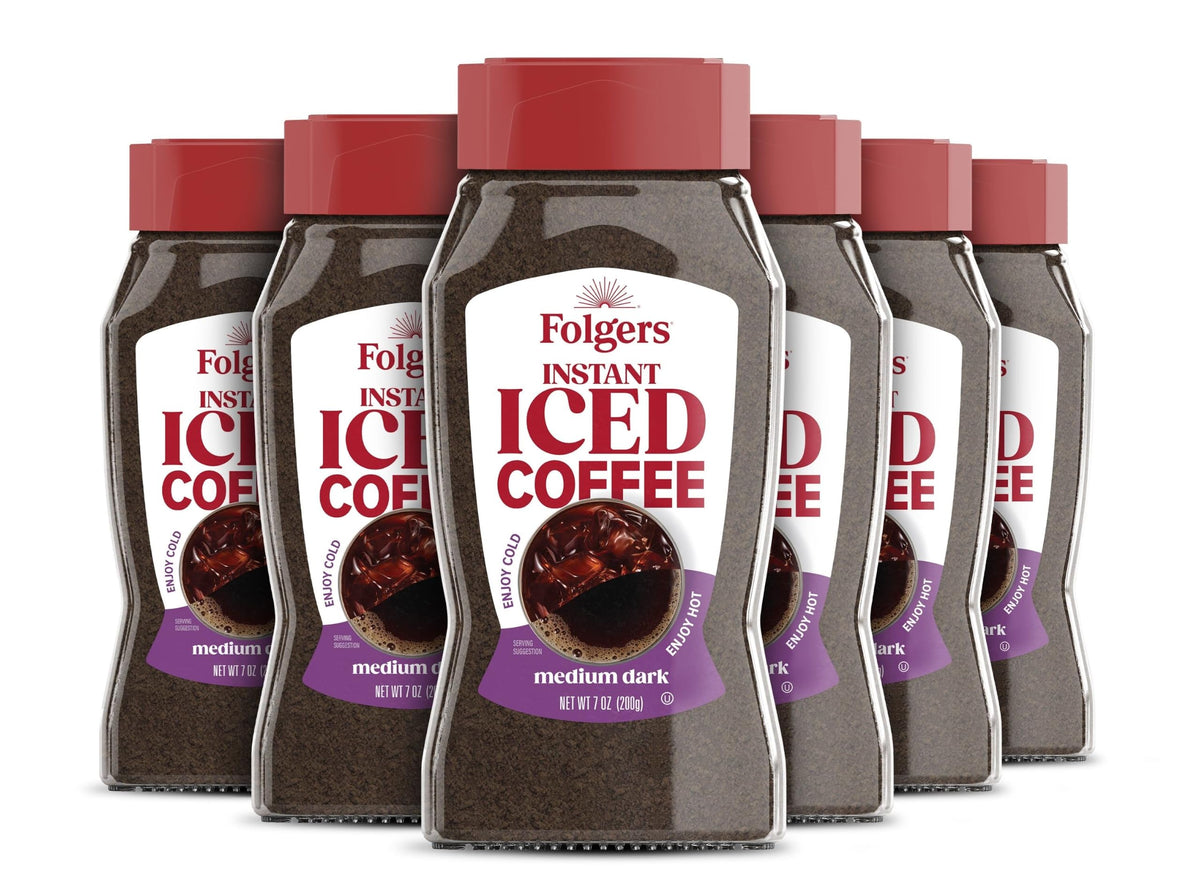 Instant Iced Coffee 7 Ounce Jar Pack of 6 O5358