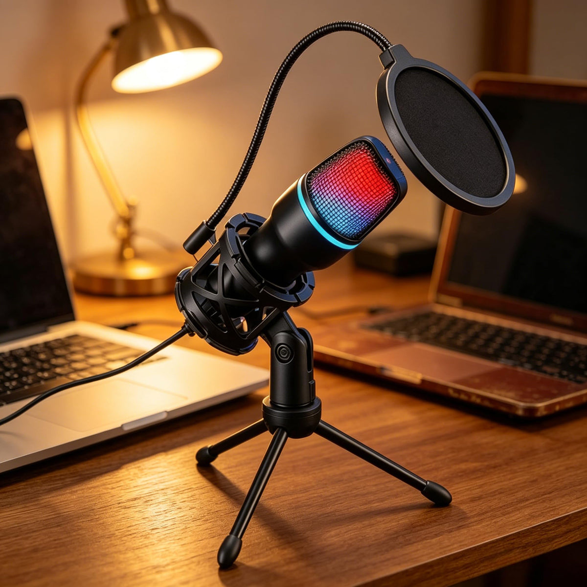 USB Condenser Gaming Mic with Shock Mount B510