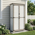 Outdoor Storage Cabinet with Adjustable Shelves S244