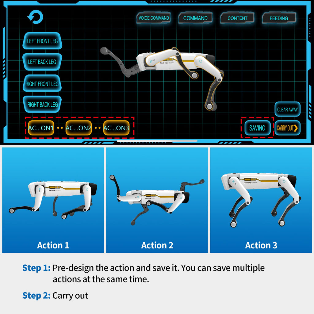 Interactive STEM Robot Dog with Voice Control N9124