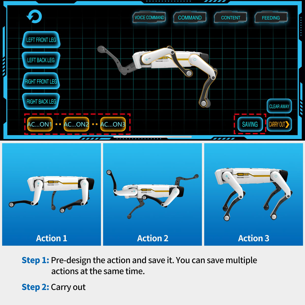 Interactive STEM Robot Dog with Voice Control N9124