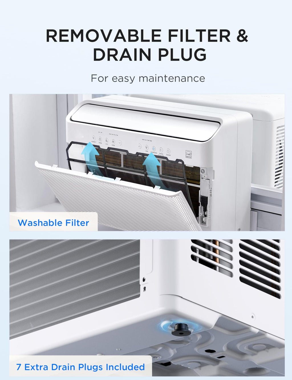 0,000 BTU U Shaped Window Air Conditioner K444046
