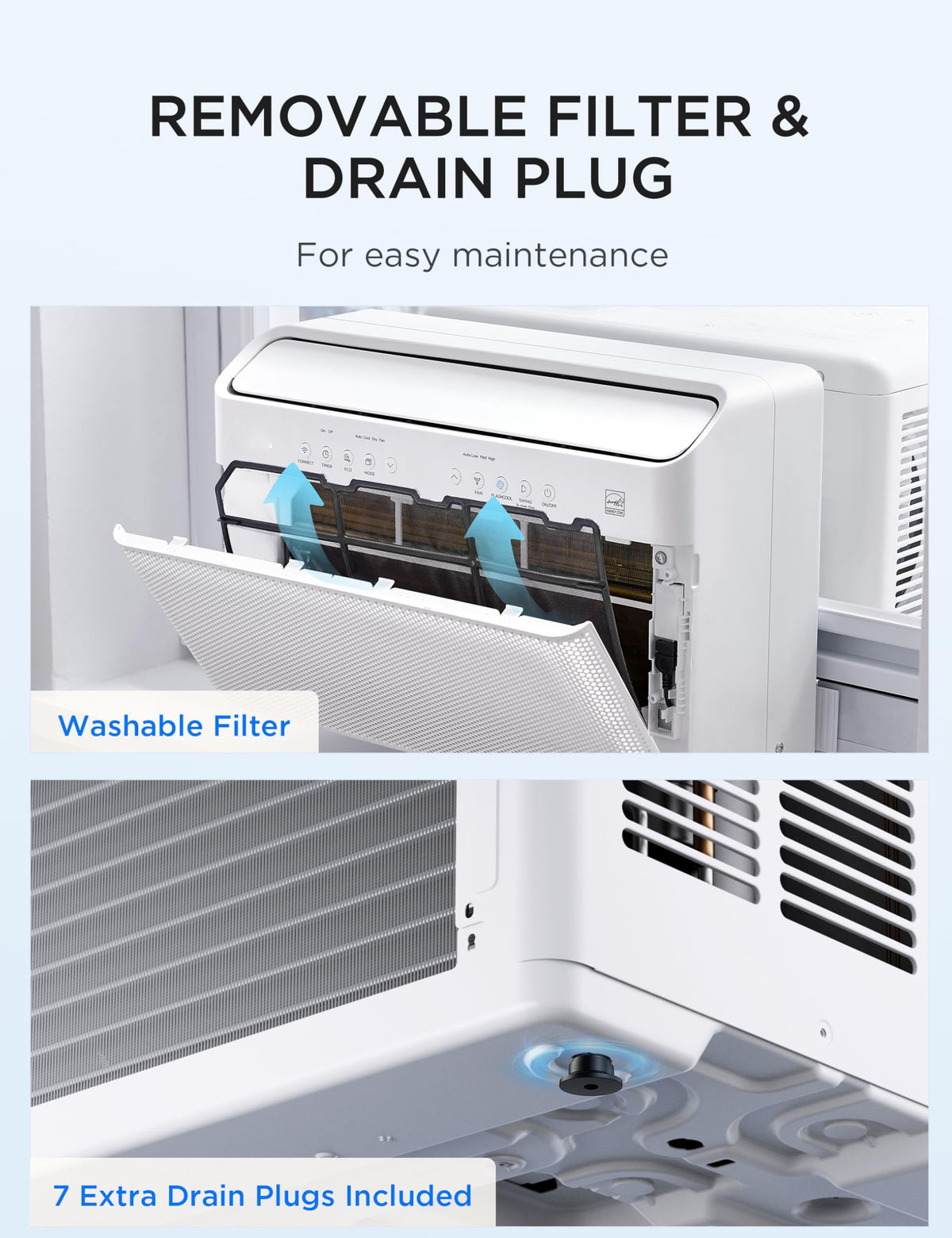 0,000 BTU U Shaped Window Air Conditioner K444046