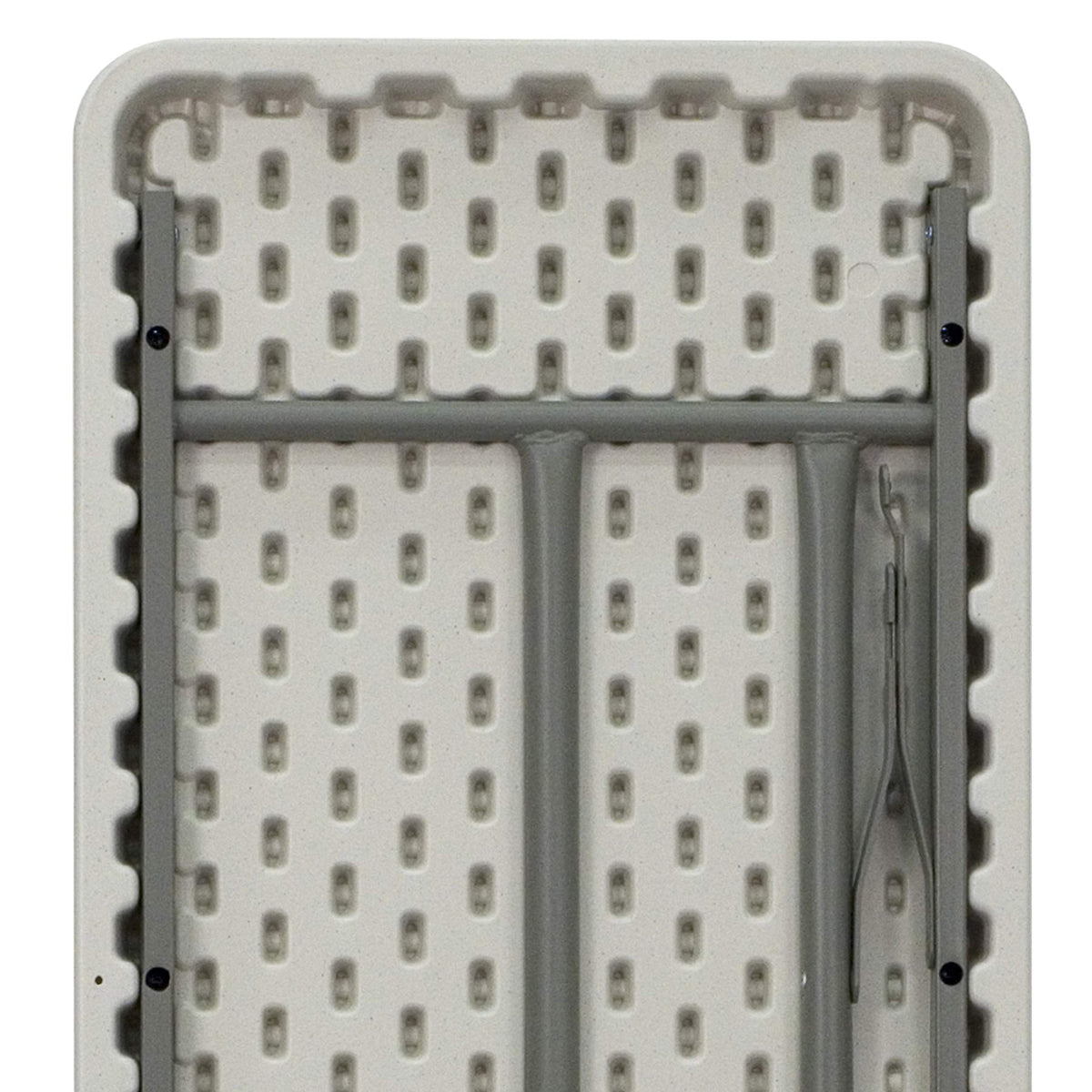 10 Pack 6-Foot Granite White Plastic Folding Training Table J611048