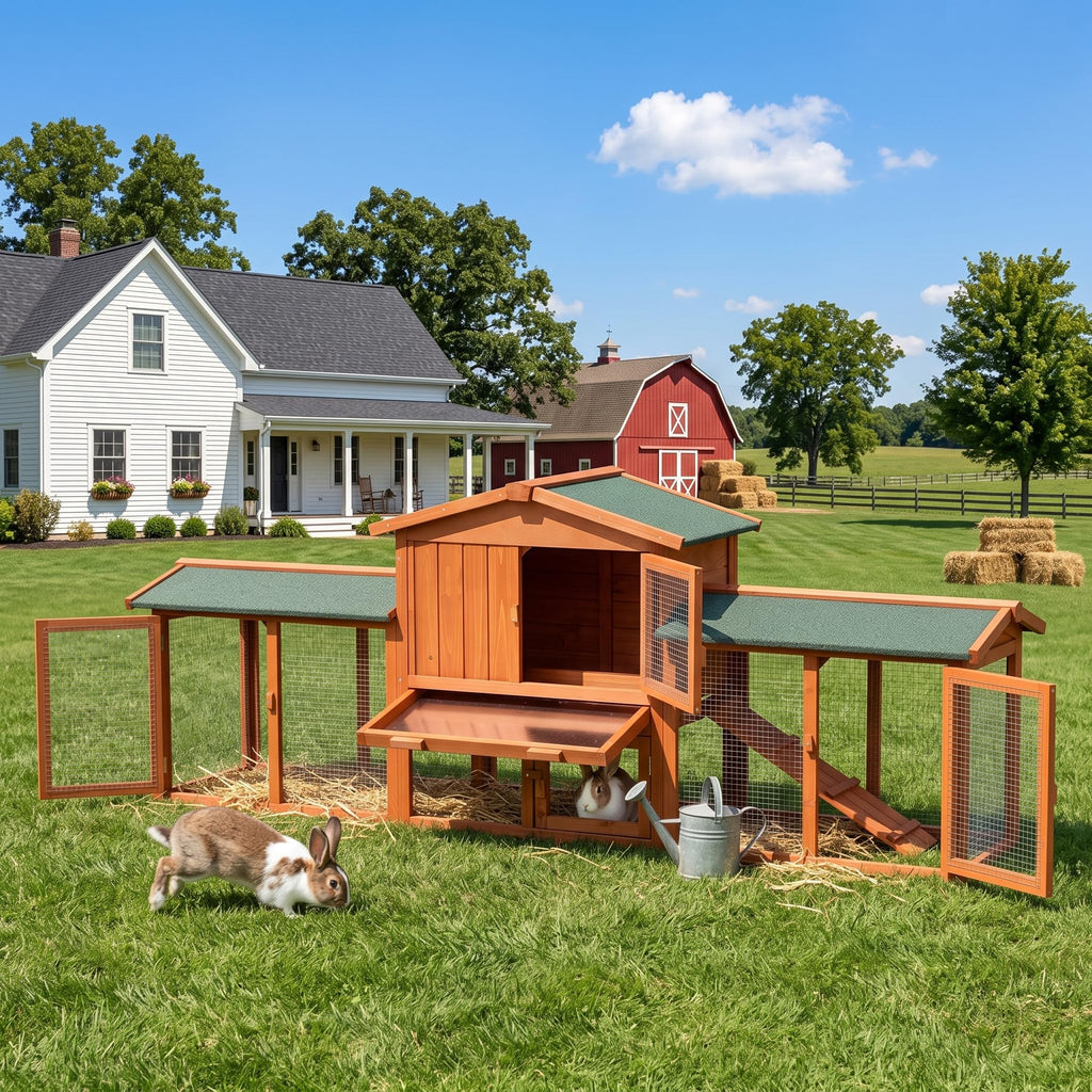 86" Extra Large Rabbit Cage Z639