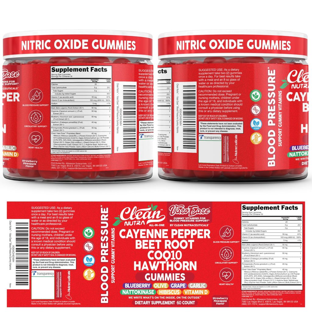 Cayenne Pepper Beet Root Gummies V4180