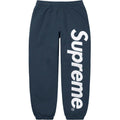 Supreme Satin Appliqué Sweatpants - Dark Navy